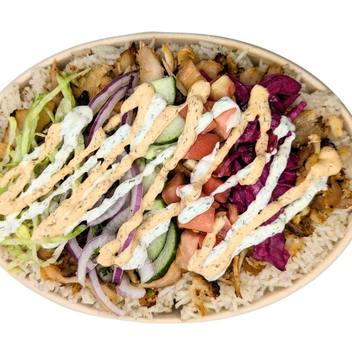Falafel Rice Bowl.