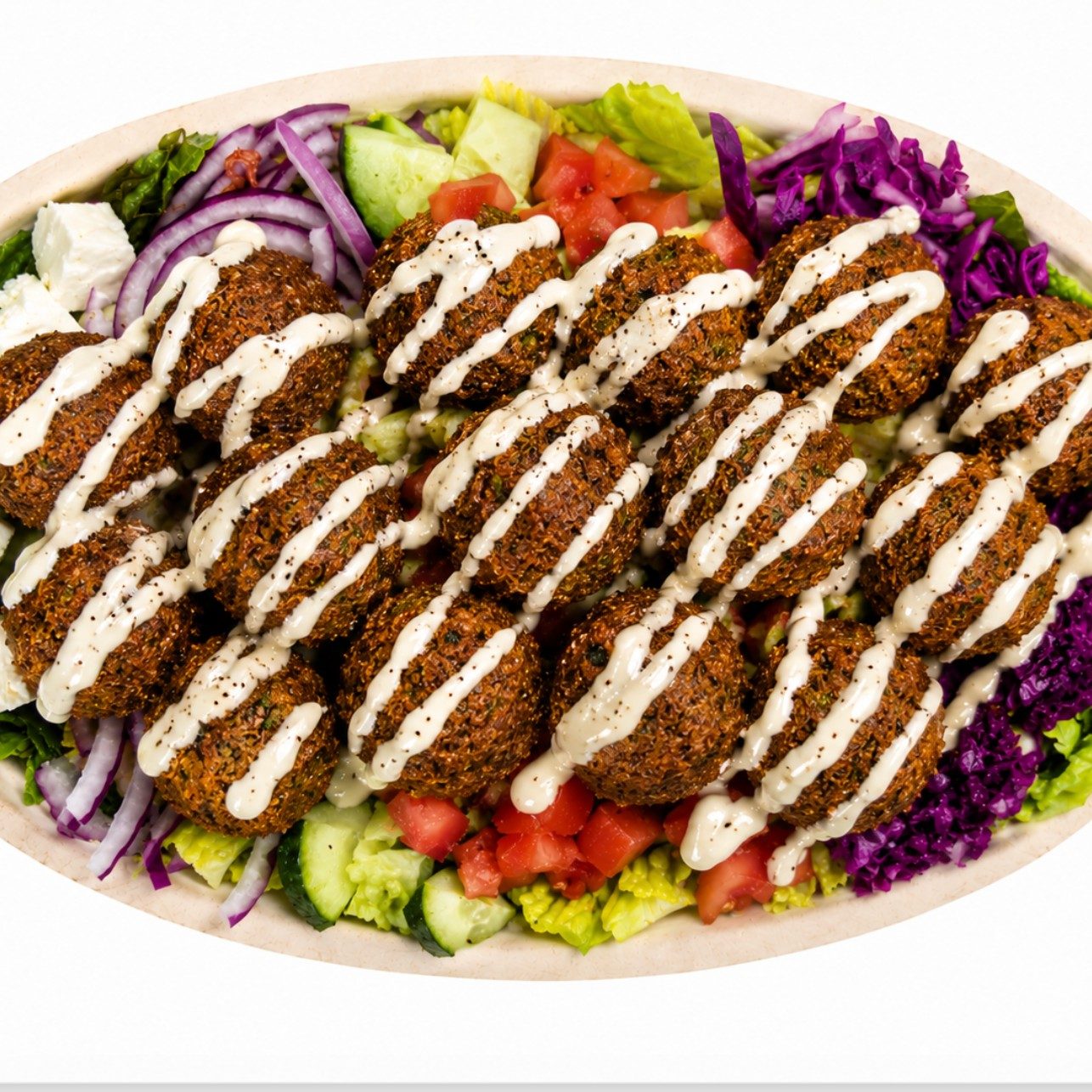 Falafel Salad Bowl.