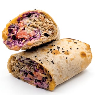 Stacked Rollo Falafel